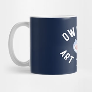 Owlsome Art Teacher Pun - Funny Gift Idea Mug